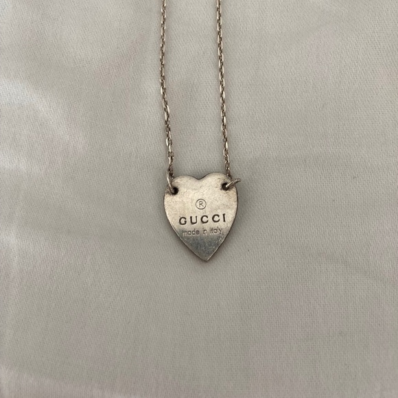 Gucci Jewelry - Gucci Trademark Necklace with Heart Pendant